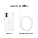 Apple iPhone 16 (128 Go) - Blanc - 6