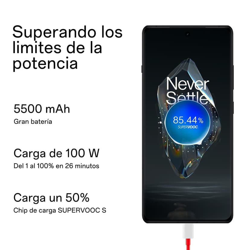 OnePlus 12R 256GB Grey 6.8" 5G EU (16GB) Android - 2