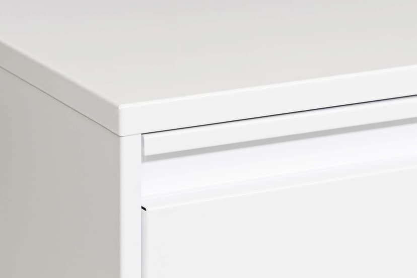 ARREGUI Basic CR601-B2 Poubelle de Recyclage Cuisine 4 Bacs | 23+11+17+17 L (68 L) | Poubelle de Tri Sélectif 4 Rangements | Meuble Poubelle en Acier 4 Seaux | avec Seau de 23L pour Emballages | blanc - 7