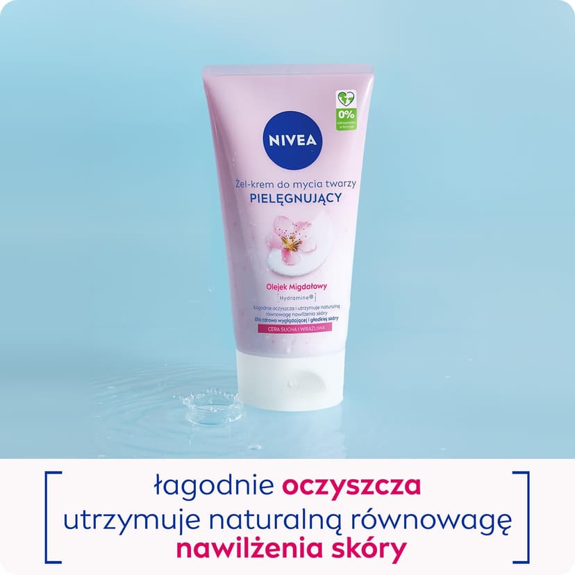 NIVEA Relieving Facial Cleansing Gel for Women for Dry Skin 150ml - 3
