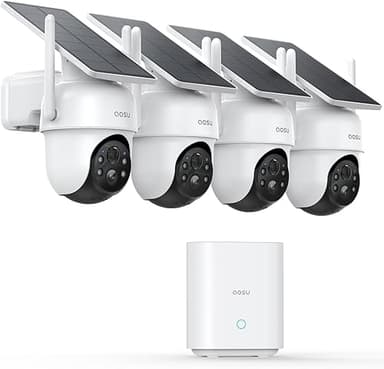 aosu 2K Camera Surveillance WiFi Exterieure sans Fil Sola…