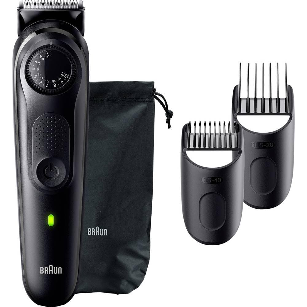 Braun BT5430 Series Electric Beard Trimmer Men's Beard Trimmer with Long-Life Blades 100 Minutes