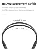 SHOKZ OpenRun Casque à Conduction osseuse, écouteurs Bluetooth Oreilles Libres pour Le Sport avec Micro, Casque sans Fil étanche IP67, 8 Heures d'autonomie, USB-C, Bandeau de Sport, Noir - 7