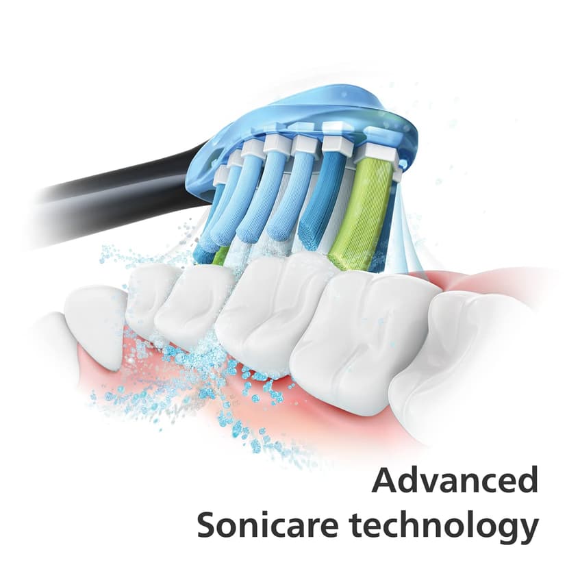 Philips Sonicare DiamondClean 9000 Series Electric Toothbrush, Sonic Toothbrush, Cleaner Teeth and Oral Care, Blue, with 4 x C3 Premium Plaque Defense Brush Heads (Model HX9911/89), 5 Piece Set - 5