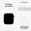 Apple Watch Series 11 [GPS 42mm] Smartwatch with Rose Gold Case and Soft Pink Sport Band, Sleep Score, Activity Tracker, Health Tracker, Always On Screen - 6