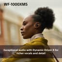 Sony WF-1000XM5 Wireless Noise Cancelling Earbuds, Bluetooth, In-ear Headphones, Mic, Up to 24 Hours Battery Life, Quick Charge, IPX4, iOS & Android Compatible - Black - 5