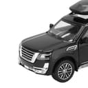 RiToEasysports Modèle de Voiture SUV 1/32 en Métal Alliage Moulé Sous Pression Jouet Voiture avec Son et Lumière pour Garçons et Filles (Noir) - 6