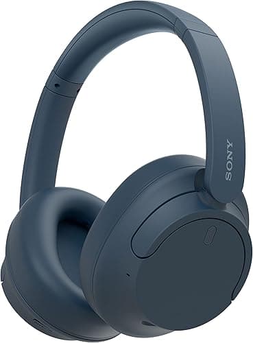 Sony WH-CH720N - Casque Bluetooth sans Fil à réduction de Bruit - Micro intégré - jusqu'à 35 Heures d'autonomie et Charge Rapide - Bleu