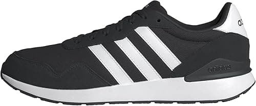 adidas Men's Run 60s 4.0 Shoes, Core Black/Cloud White/Core Black, 9 UK
