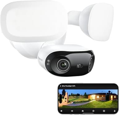 Reolink Elite Floodlight WiFi, Panorama à 180°, Recherche…