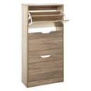 5 five simply smart 3 Drawer Shoe Storage Unit Natural Oak Effect - 4