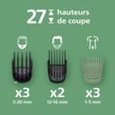 Philips Multigroom 9000 Series All-in-One 19-Piece Trimmer, Shaver & Clipper + OneBlade Trimmer for Men - All-Over Grooming Set for Beard, Nose, Hair & Body, 27 Length Settings (0.2-20 mm), MG9556/15 - 3
