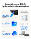 Reolink Camera Surveillance WiFi Exterieure, 4K Double Objectif, PTZ 360°, Zoom x6, Projecteur 3000 Lumens, Wi-FI 6, Détection Intelligente, Recherche Vidéo IA Locale, TrackFlex Floodlight WiFi - 7
