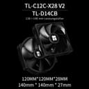 Thermalright TR Peerless Assassin 140 Digital Black CPU Cooler Air with 6 Heat Pipes, Magnetic Display Board Cover, Double Towers and Fan, for AM4/AM5 and Intel lga1700/1851/1200/2011 - 6