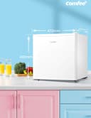 Comfee' RCD50WH2(E) Mini Réfrigérateur/Glacière 43L avec Compartiment Congélateur/Petit Réfrigérateur pour Chambre et Bureau/Refroidissement Rapide dans le Refroidisseur/Contrôle de Température/Blanc - 2