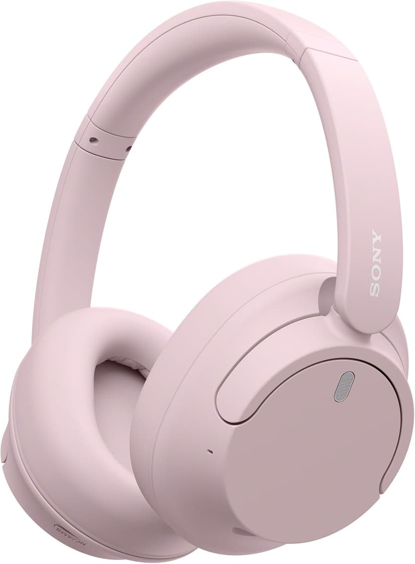 Sony WH-CH720N Wireless Bluetooth Noise Cancelling Over-Ear Headphones, Sound, Ambient Sound Mode, Lightweight Design, up to 50 hr battery life, iOS & Android - Pink - 1