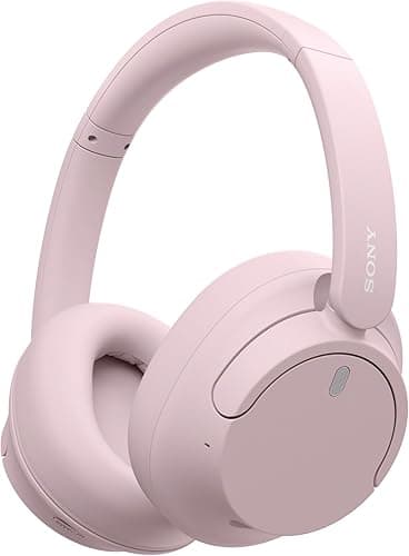 Sony WH-CH720N Wireless Bluetooth Noise Cancelling Over-Ear Headphones, Sound, Ambient Sound Mode, Lightweight Design, up to 50 hr battery life, iOS & Android - Pink