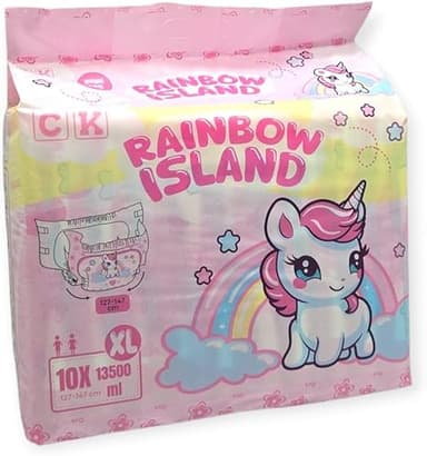 Rainbow Island Couches avec film pour adultes 13500 ml (XL)