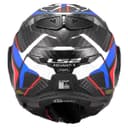 LS2 FF901 Advant X Carbon Black Modular 180° Flip Front Dual Visor Full Face Motorbike Helmet Sport. ECE 22.06 Certified. Pinlock and Backpack Carry Bag - FUTURE II - WHITE BLUE RED - L - 3