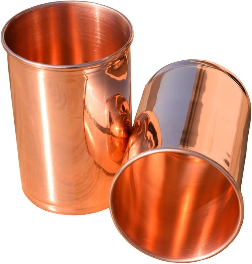 100% Pure Copper Jug1500 ml With 2 Tumblers | Drinking Water Plain Pitcher With Glasses | Copper Jug Set With Lid & Cups | Handle Water Bottle | Ayurveda Health Benefits - 3
