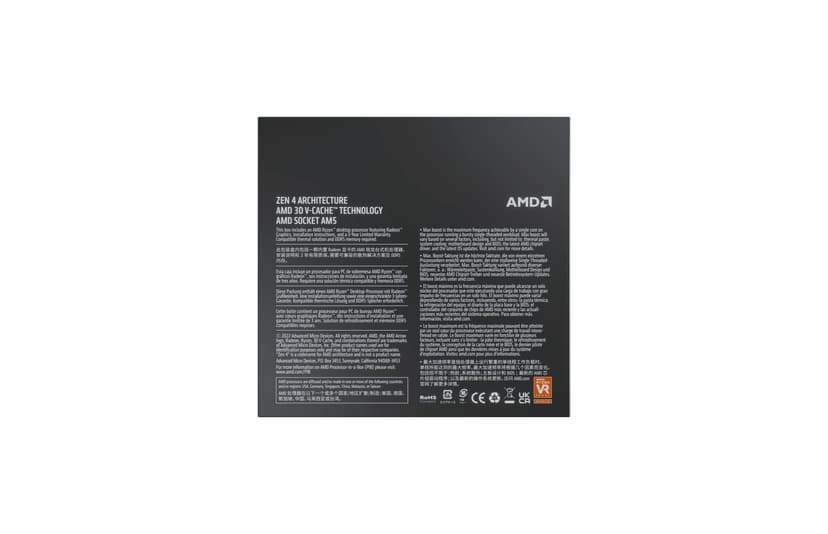 AMD Ryzensets 9 7950X3D processor with 3D V-Cache technology (integrated graphics, 16 cores/32 threads, 120W TDP, AM5 socket, up to 5.7GHz boost frequency, no cooler) - 4