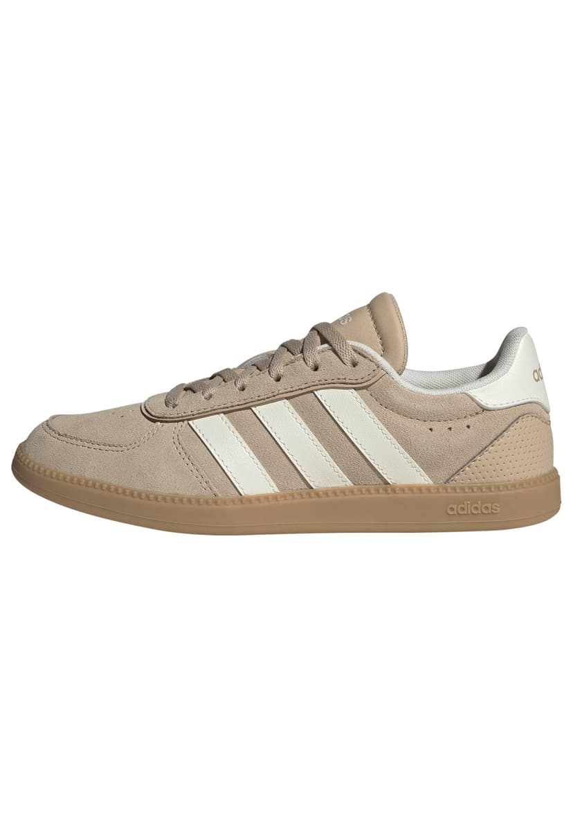 Adidas Mixte Enfant BREAKNET Sleek Shoes Junior, Magic Beige/Off White/Gum 3, 35 1/2 EU - 1