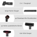 Vacuum Cleaner Attachments, Vacuum Cleaner Attachments, Suitable for Vacuum Cleaners with 32-35 mm Inner Diameter of Interface, Pack of 7 - 6