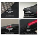 LeanTravel Compression Packing Cubes Luggage Organizers (3) Set (Black) - 4