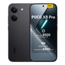 POCO X8 Pro, Smartphone 8+256 GB, Flagship Dimensity 8500-Ultra, 6500mAh (typ) battery, ultra-bright AMOLED display, 50MP Sony IMX882 with OIS, Black, 1 year extra warranty, Charger Not Included - 1