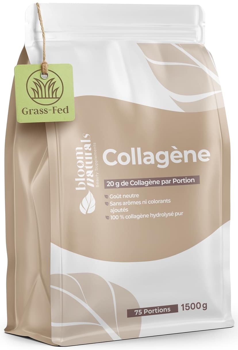 Collagène Poudre 1500g - 20g par Portion, 100% Hydrolysé,… - 1