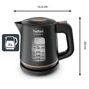 Tefal KI5338 Includeo Kettle | Capacity 1 Litre | Non-Slip Handle | Easy to Read Water Level | 360° Swivel Base | Removable Filter | Black/Copper - 2