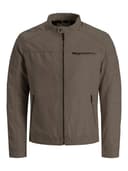 JACK & JONES Men's Jjerocky Jacket Noos Faux Leather Jacket, Falcon Fake Suede, XXL - 4