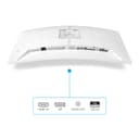 Philips Evnia 34M2C5501A - 34 inch WQHD Curved Gaming Monitor, 180 Hz, 1 ms, FreeSync Premium, Ambiglow (3440x1440, 2x HDMI 2.0, 1x DisplayPort 1.4, USB Hub) white - 4