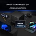 Gigastone Certifié NAS 1To NAS SSD Disque (Lot de 2) 24 h/24, 7 j/7 Durable TLC Endurance élevée Raid Synchro sécurisée des données Cache de Stockage en réseau 2,5 Pouces SATA Disque Dur ssd Interne - 4