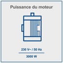 Scheppach HL810 Vertical Log Splitter + Kindling Splitter Set| 8 Tonne Hydraulic Force | 3000W | Cast Iron Splitter | Safe & Portable Firewood Cutter - 4