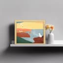 MG Design Cadre photo en bois 24 x 30 cm Naturel – plexiglas transparent, à suspendre vertical et horizontal – pour photos, posters et puzzles - 2