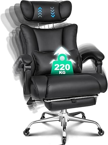 BASETBL Fauteuil Bureau 200kg, Chaise Bureau Ergonomique …