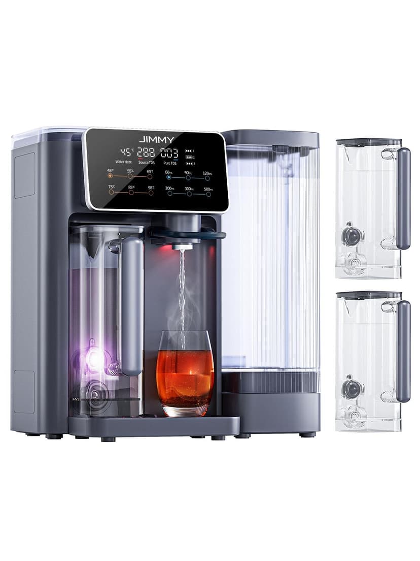 Jimmy R9 Purificateur d'Eau à Osmose Inverse sur Comptoir, Filtration 7 Étapes avec UV, Distributeur d'Eau Chaude, Chauffage 3S, 7 Températures, Moniteur TDS en Temps Réel - 1