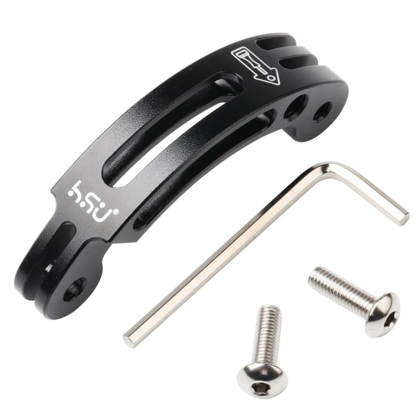 HSU Curved Extension Arm for GoPro, Aluminum Alloy Arced … - 1