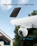 EZVIZ 2K Solar Security Camera Outdoor Wireless + Solar Panel, Colour Night Vision, Auto Motion Tracking, Human Detection, 360° Pan Tilt, Two Way Audio, Sound Light Siren, Alexa Google Control-CB8 Kit - 3