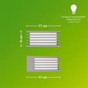 Philips myGarden Applique d'extérieur Shades, max. 15W, sans ampoule, E27, IP44 résistant aux intempéries, gris - 9