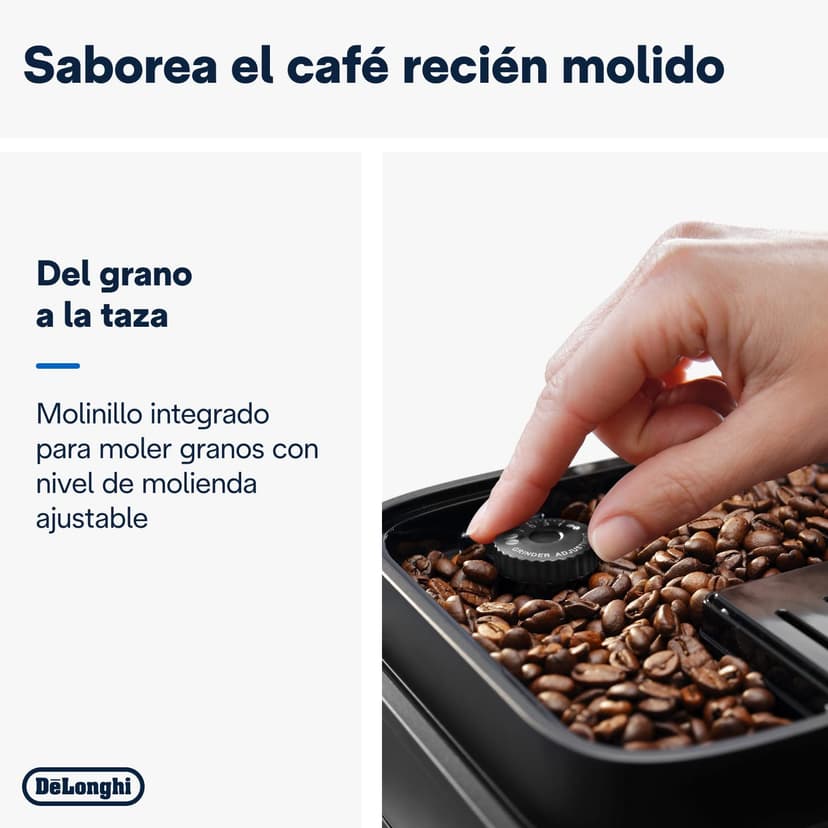 De'Longhi Magnifica Evo ECAM 292.81.B coffee machine with LatteCrema milk system, 7 direct selection buttons for cappuccino, espresso and other coffee specialties, 2-cup function, black - 3