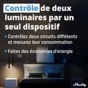 Shelly Plus 2PM - 16A | WiFi & Bluetooth 2-Channel Smart Switch with Power Metering | Home Automation | Roller Shutter Remote Control | Alexa & Google Home Compatibility | iOS Android App - 4