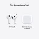 Apple AirPods 4 Écouteurs sans Fil, Casques et écouteurs Bluetooth, Audio Spatial personnalisé, résistance à la Transpiration et l’Eau, boîtier de Charge USB-C, Puce H2, Jusqu’à 24 Heures d’autonomie - 6