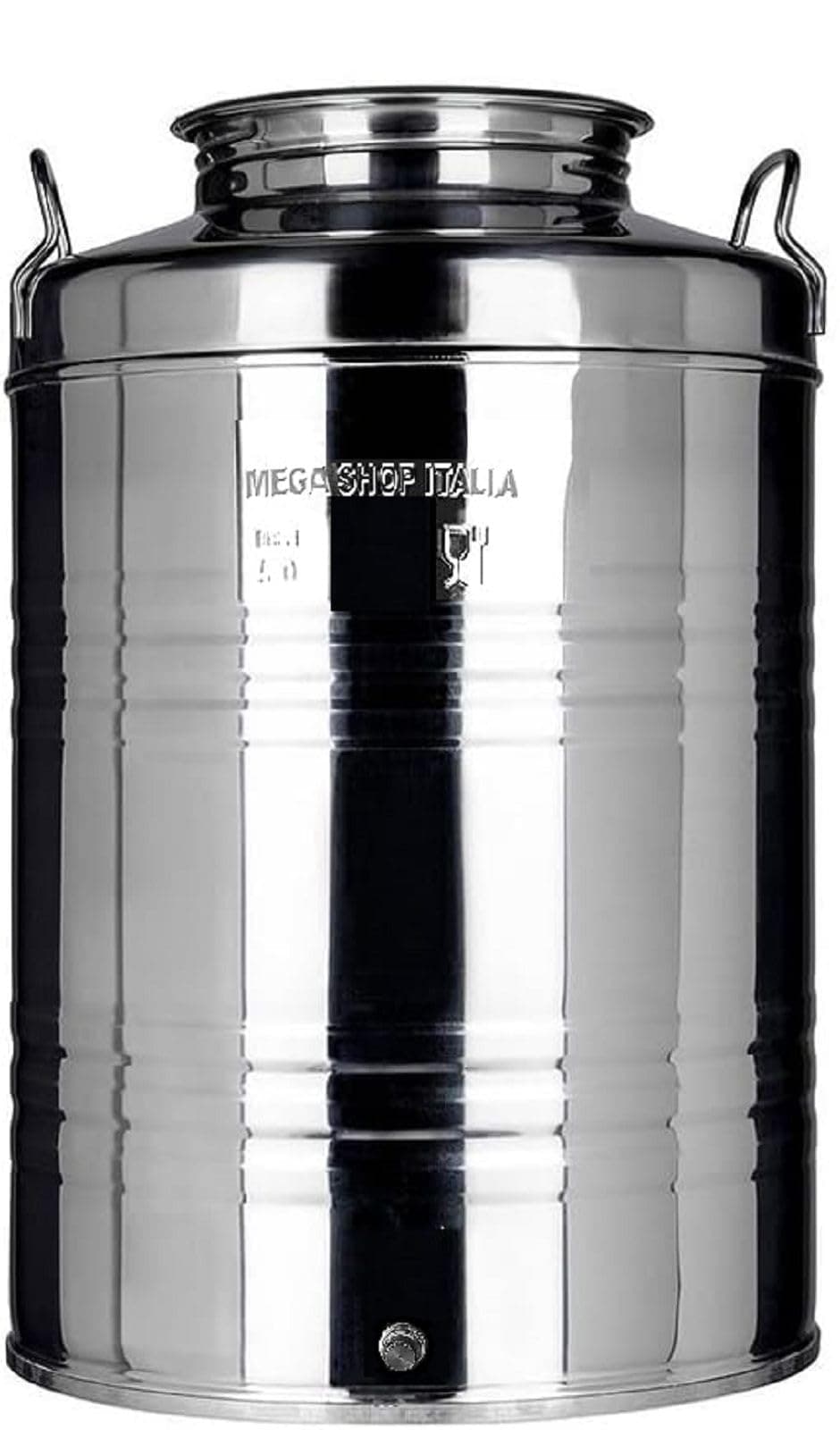 Megashopitalia Poubelle à Huile en Acier Inoxydable 18/10…
