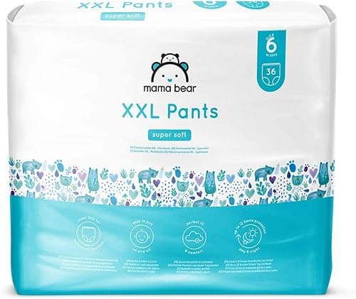 Marque Amazon - Mama Bear Couches Culottes XXL, Taille 6 (18-30kg), 72 Pièces (2 lot de 36)