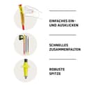 LEKI Ultratrail FX.One Bâtons de Trailrunning Homme & Femme | Pliables en Carbone | Ultra-légers | Longueur Fixe - 2