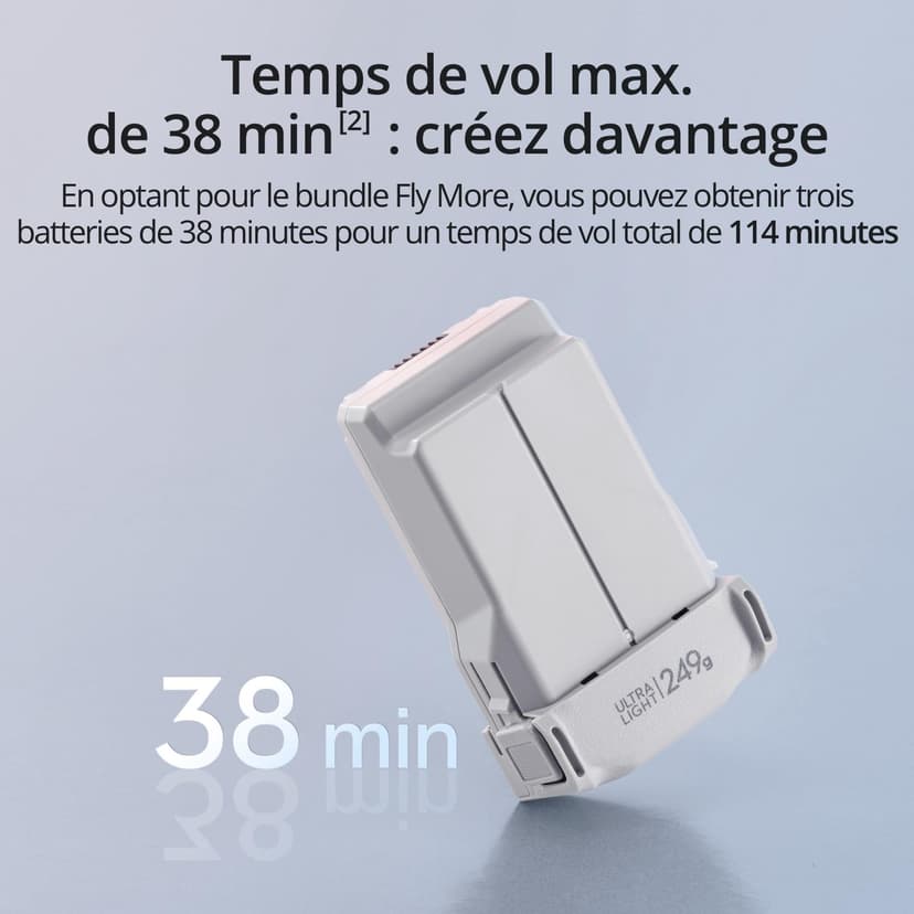 DJI Mini 3 – Mini Drone Caméra Léger avec Nacelle Mécanique à 3 Axes, Vidéo 4K HDR, Temps de Vol de 38 Min, Transmission Vidéo jusqu’à 10 km, Prise de Vue Verticale Réelle, Retour Auto par GPS Intégré - 4