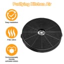 Replacement Carbon Filter for Cooker Hood / Cooker Hood / Accessories / Pack of 2 - 4