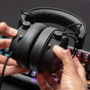 HyperX Casque de jeu Cloud Alpha S pour PC et PS4, son surround 7.1, basses réglables, haut-parleurs à deux pièces, mixeur de discussion, microphone antibruit de fond, noir - 8
